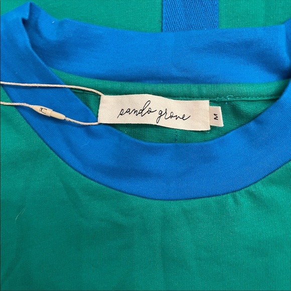 Panda Grove color block short sleeve t-shirt dress - Picture 5 of 6